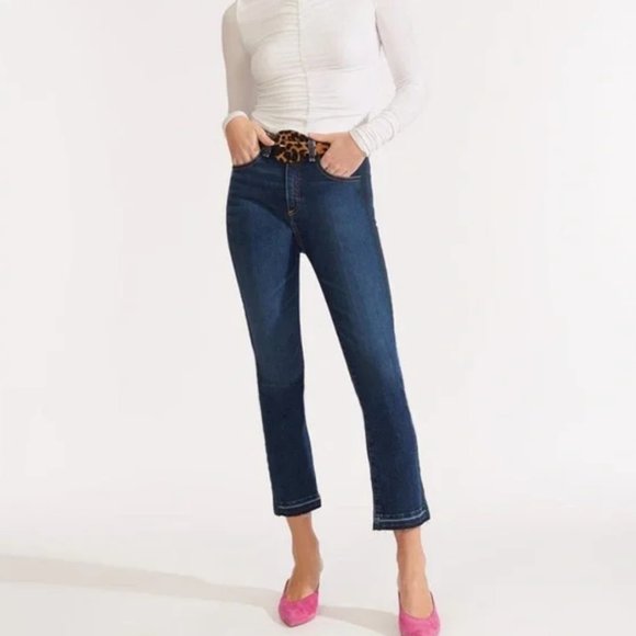 Veronica Beard Denim - Veronica Beard 11” Kick Flare Jeans Raw Hem Sz 28